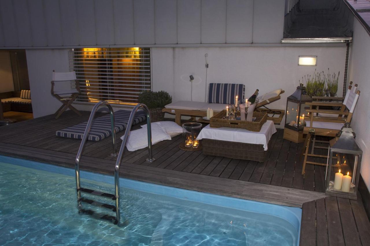 Pavi Apts Ljubljana - Private Rooftop Swimming Pool Luaran gambar