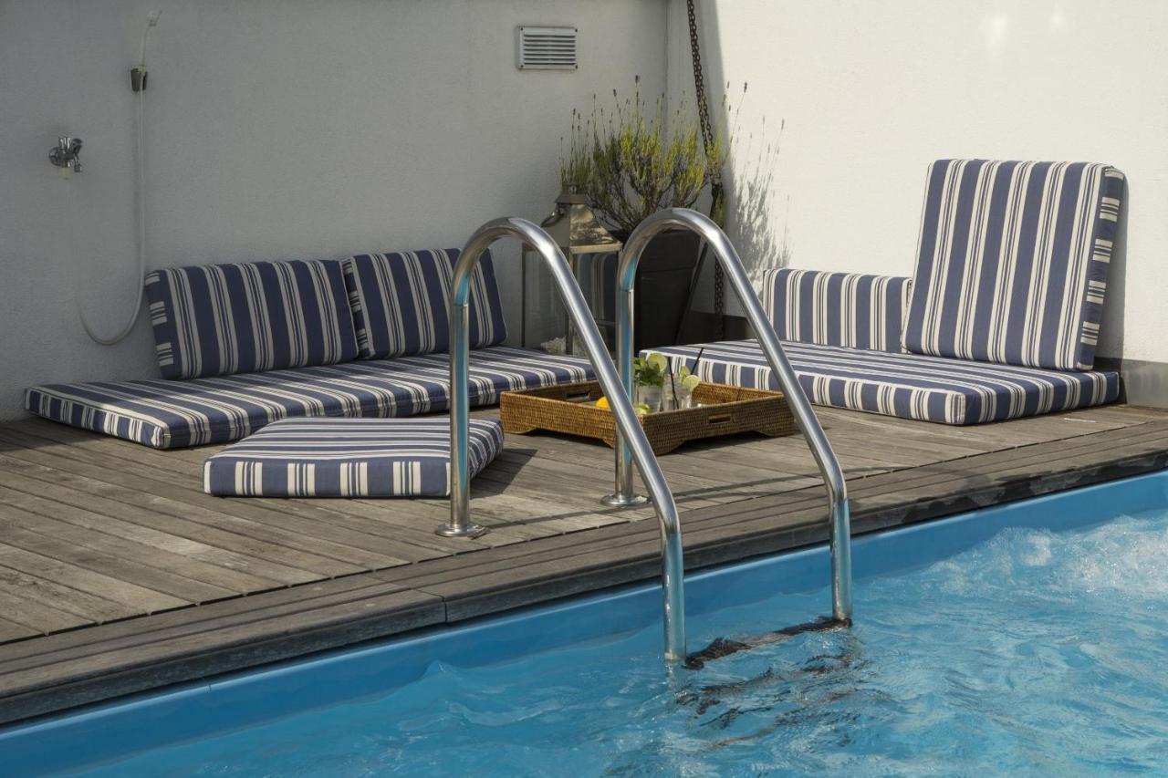 Pavi Apts Ljubljana - Private Rooftop Swimming Pool Luaran gambar